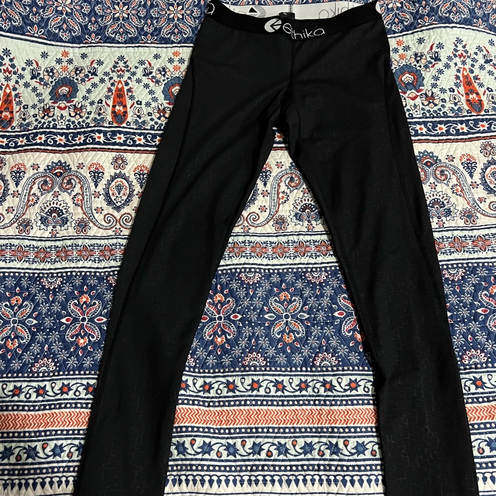 Ethika full length embossed grid leggings